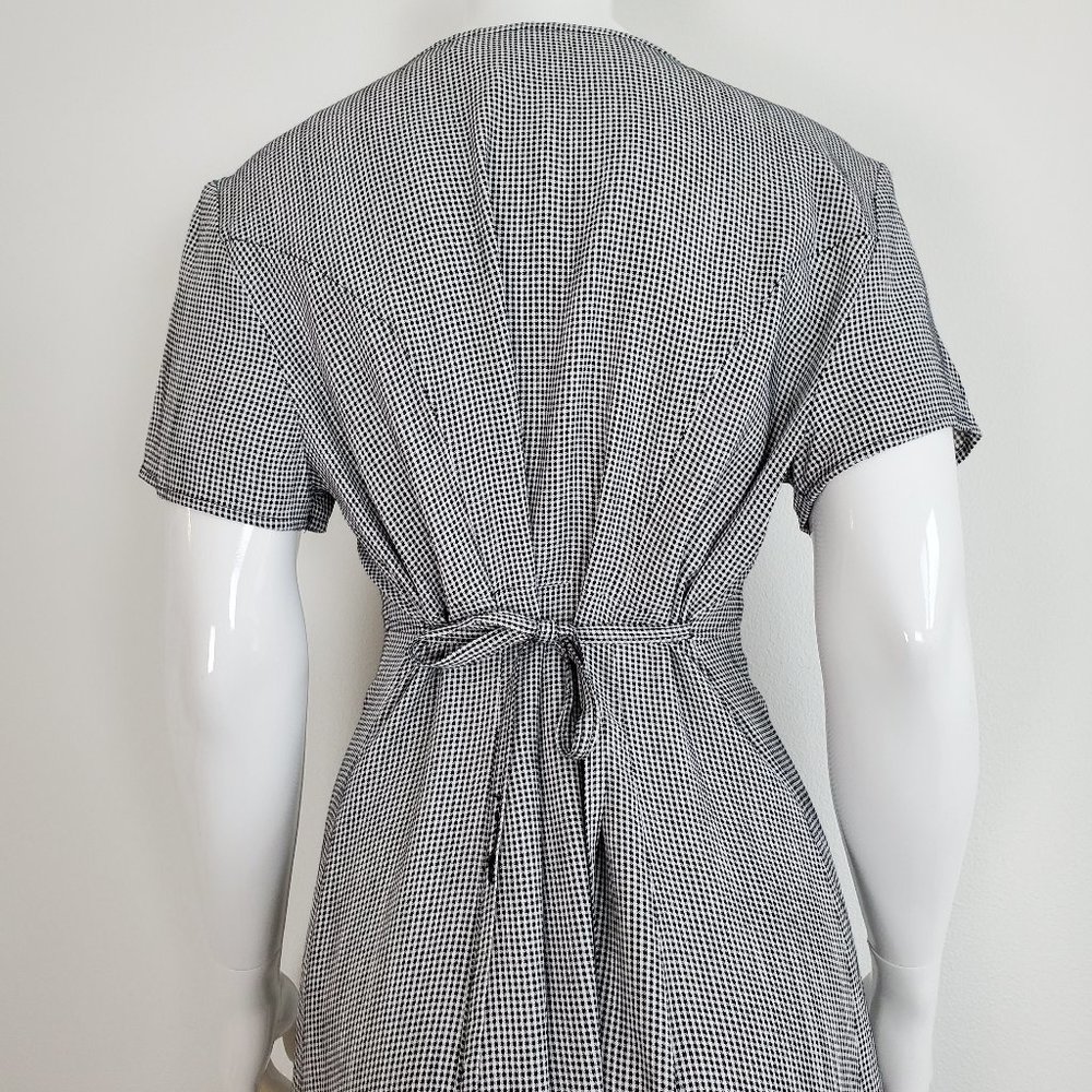 HELD Vintage 90's Black Gingham Maxi Dress - Picture 5 of 10